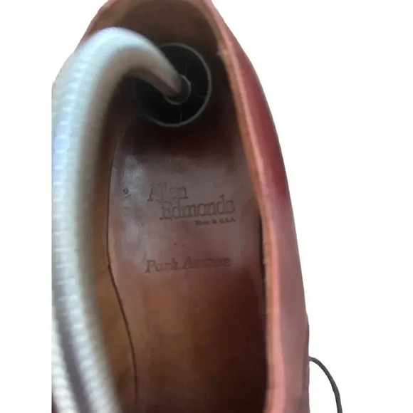 Allen Edmonds Sheffield Leather Cap Toe Oxford Dress Shoes Size 10.5 - Picture 3 of 7